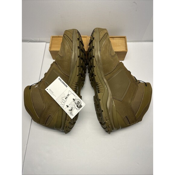 SALOMON SZ 15 MENS XA FORCES MID Coyote Brown Lace Up New in Box - Picture 3 of 9